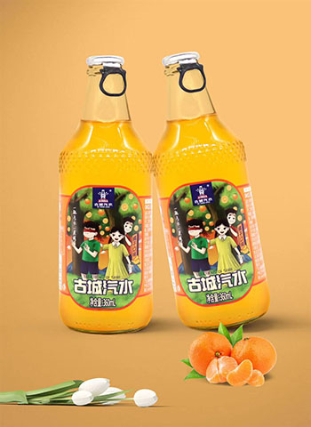 古城汽水-橙子口味360ml*24瓶